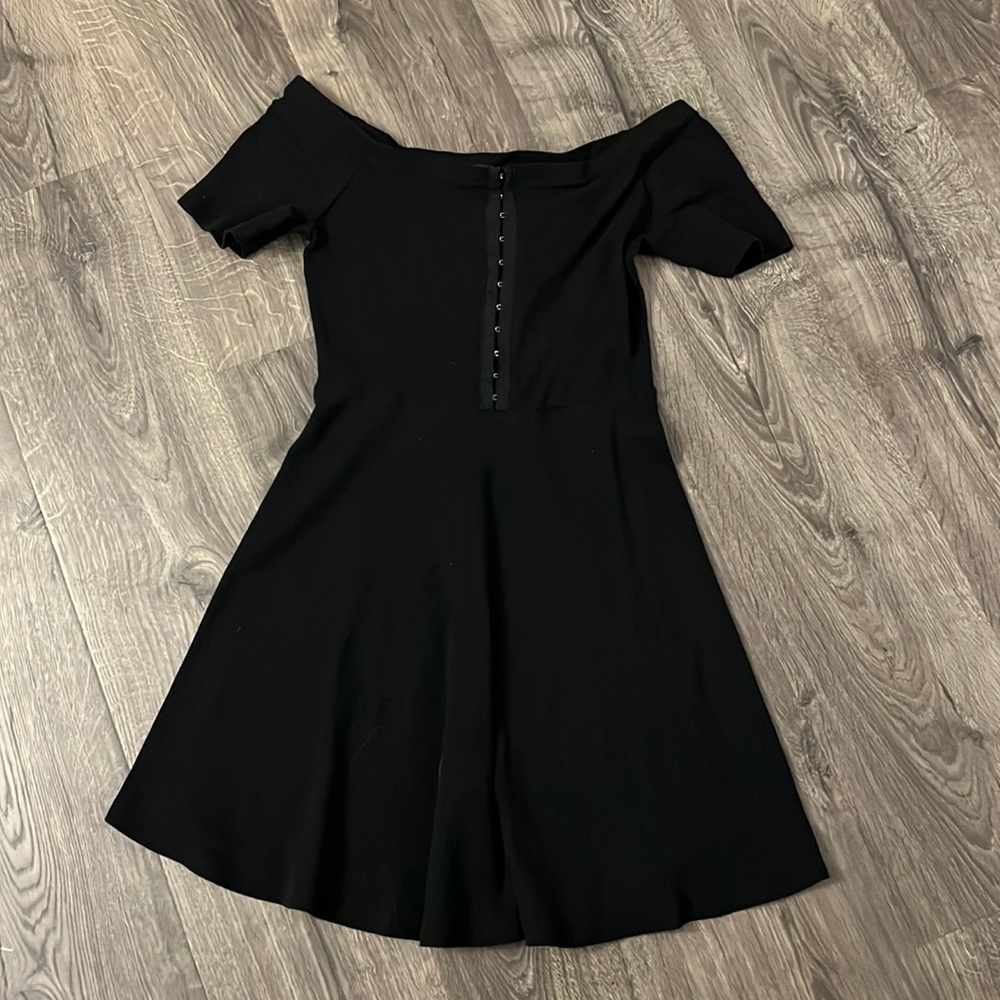Off shoulder black dress